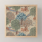 William Morris The Brook Cream Linen Woodland Mini Art Print Gallery Image 1