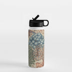 William Morris The Brook Cream Linen Woodland Water Bottle Gallery Image 1