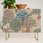William Morris The Brook Cream Linen Woodland Credenza Gallery Image 1