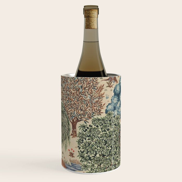 William Morris The Brook Cream Linen Woodland Wine Chiller Gallery Image 2