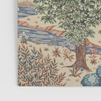 William Morris The Brook Cream Linen Woodland Poster Gallery Image 3