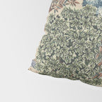 William Morris The Brook Cream Linen Woodland Pillow Sham Gallery Image 4
