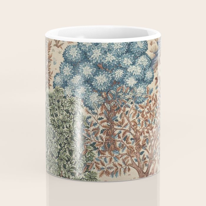 William Morris The Brook Cream Linen Woodland Coffee Mug Gallery Image 4