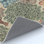 William Morris The Brook Cream Linen Woodland Rug Gallery Image 4