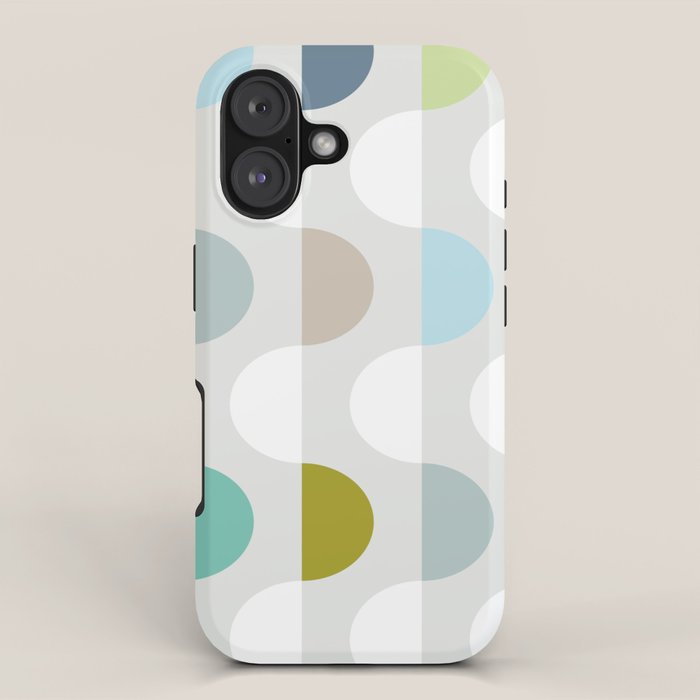 City life facade 2 soft grey iPhone Case Gallery Image 1