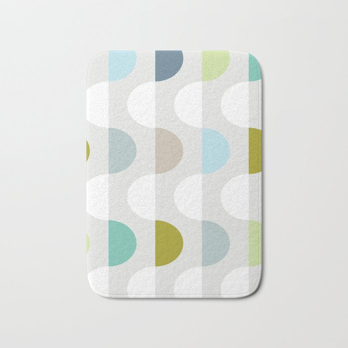 City life facade 2 soft grey Bath Mat Gallery Image 1