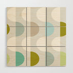 City life facade 2 soft grey Wood Wall Art Gallery Image 1