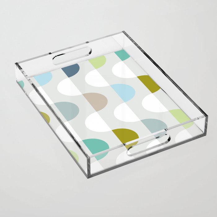 City life facade 2 soft grey Acrylic Tray Gallery Image 1