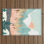 Winter Forest Vista Outdoor Rug Gallery Image 1