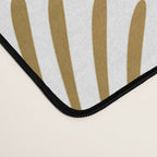 Art Deco Gold & White Gatsby Pattern Desk Mat Gallery Image 4