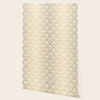 Art Deco Gold & White Gatsby Pattern Wallpaper Gallery Image 2