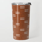 double dash - burnt orange Travel Mug Gallery Image 2