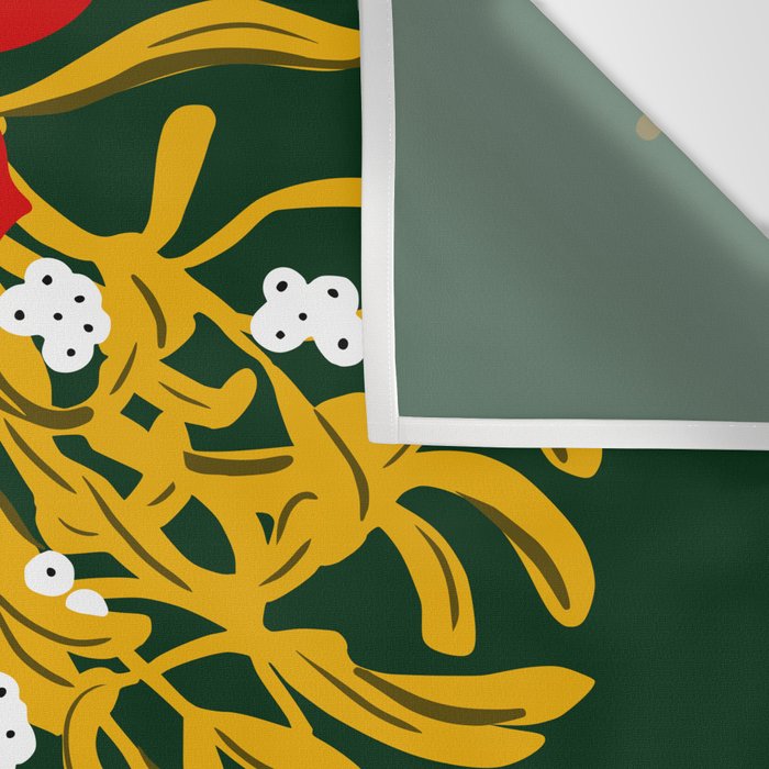 Mistletoe for Christmas Wall Tapestry Gallery Image 3