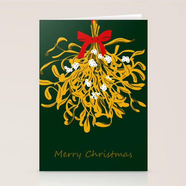 Mistletoe for Christmas Stationery Card Gallery Image 2