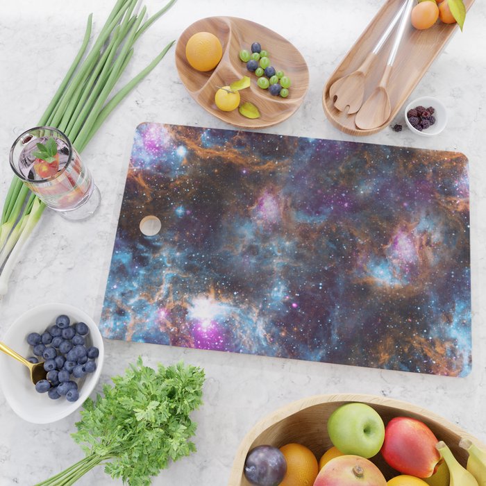 Magical Cosmic Stardust Nebula  Cutting Board Gallery Image 2
