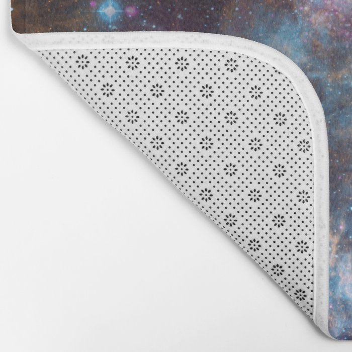 Magical Cosmic Stardust Nebula  Bath Mat Gallery Image 2
