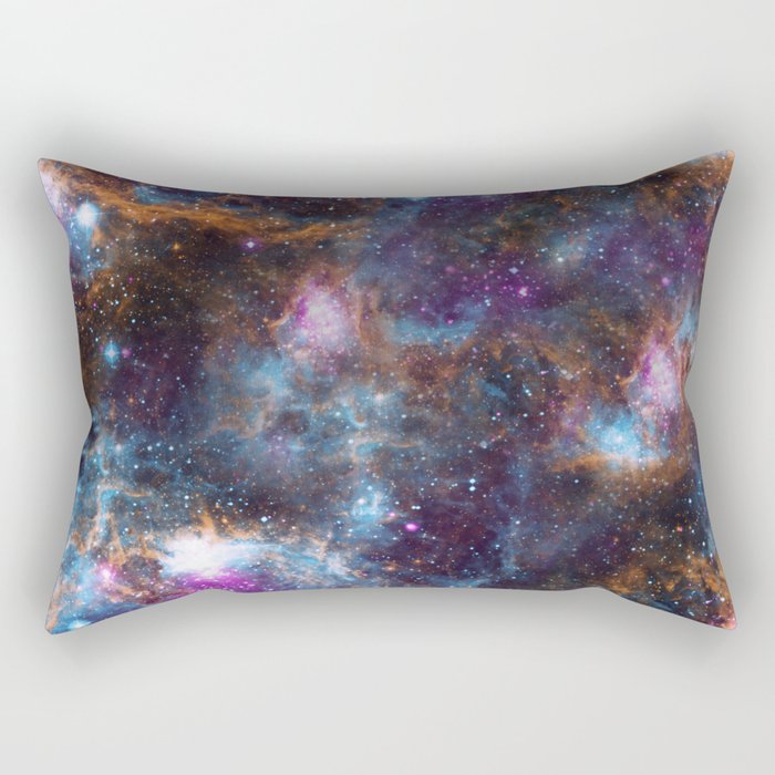 Magical Cosmic Stardust Nebula  Rectangular Pillow Gallery Image 2