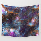 Magical Cosmic Stardust Nebula  Wall Tapestry Gallery Image 4