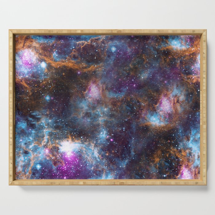 Magical Cosmic Stardust Nebula  Serving Tray Gallery Image 1