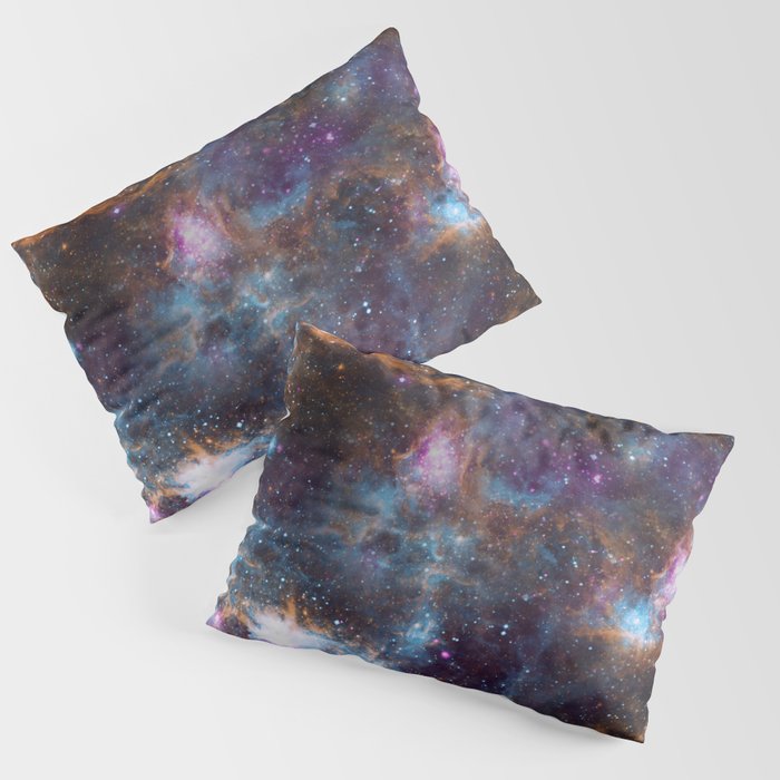 Magical Cosmic Stardust Nebula  Pillow Sham Gallery Image 3
