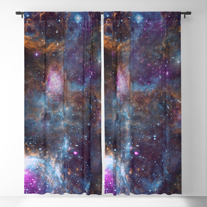 Magical Cosmic Stardust Nebula  Window Curtain Gallery Image 5