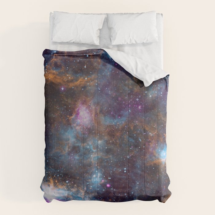 Magical Cosmic Stardust Nebula  Comforter Gallery Image 6