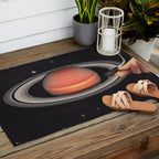 Galactic DJ - Vinyl Saturn Turntable Outdoor Rug Gallery Image 2