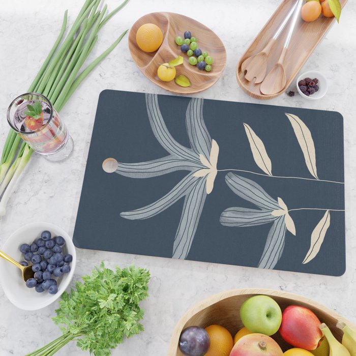 Two Flowers Cutting Board Gallery Image 2