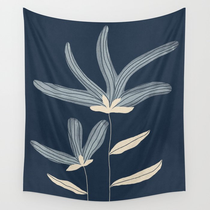 Two Flowers Wall Tapestry Gallery Image 4