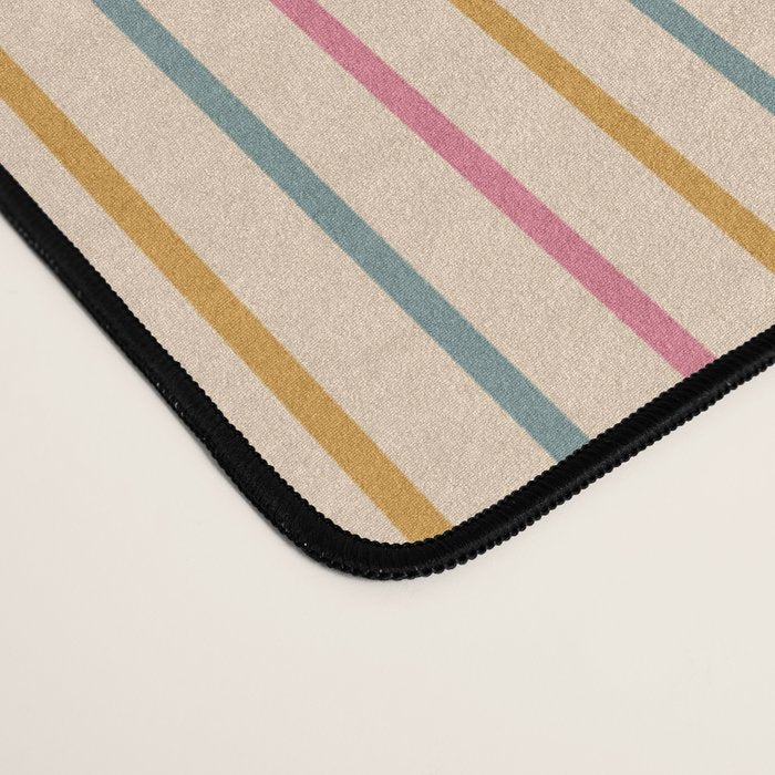 Vintage Stripes  Desk Mat Gallery Image 4