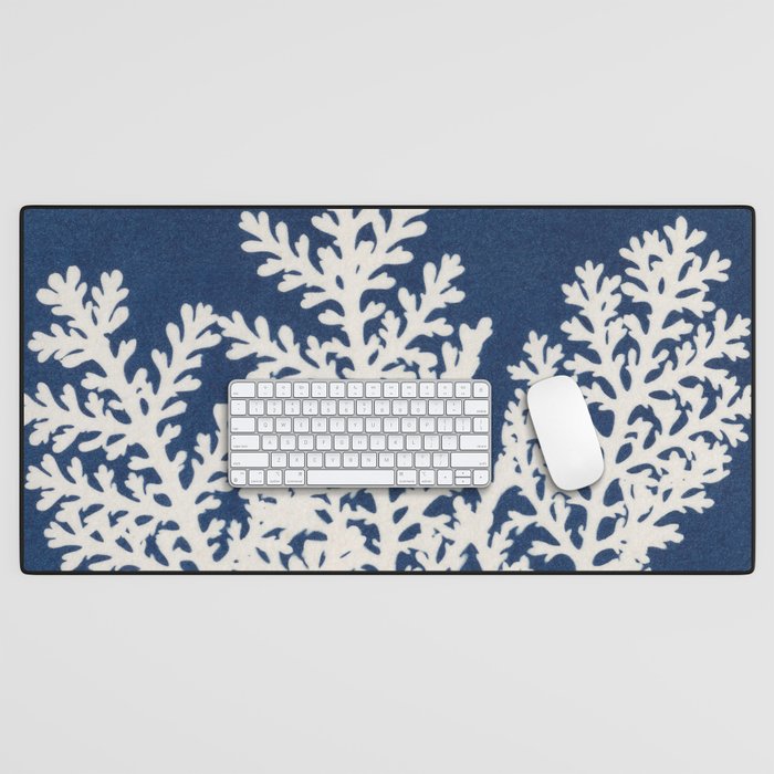 Cyanotype Still Life Studies #4 Desk Mat Gallery Image 1