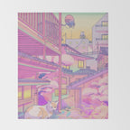 Nekosaki Throw Blanket Gallery Image 2