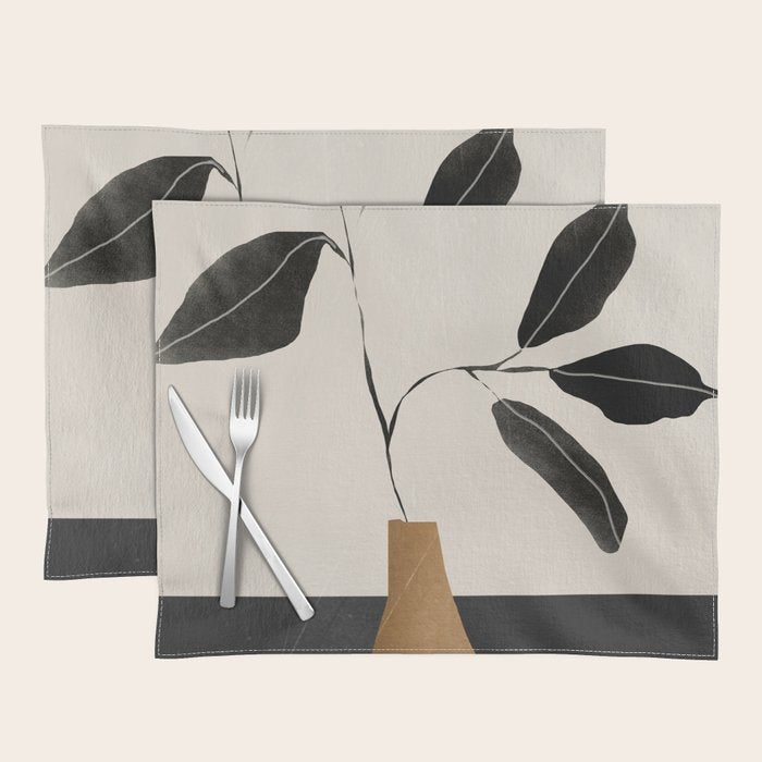 minimal plant 6/2 Placemat Gallery Image 1