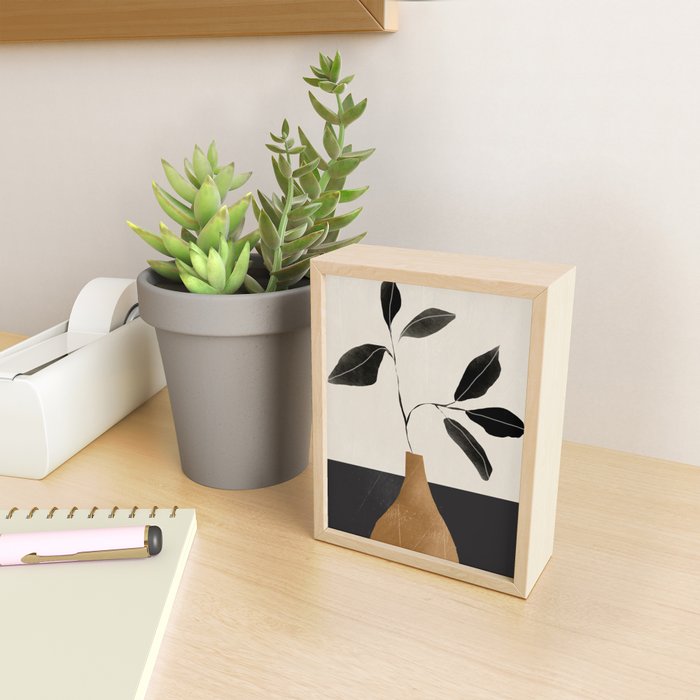 minimal plant 6/2 Mini Art Print Gallery Image 2