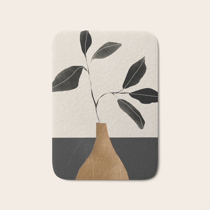 minimal plant 6/2 Bath Mat Gallery Image 1