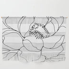 Minimal, Line Art, Floral Prints, Drawing Wall Hanging Gallery Image 1
