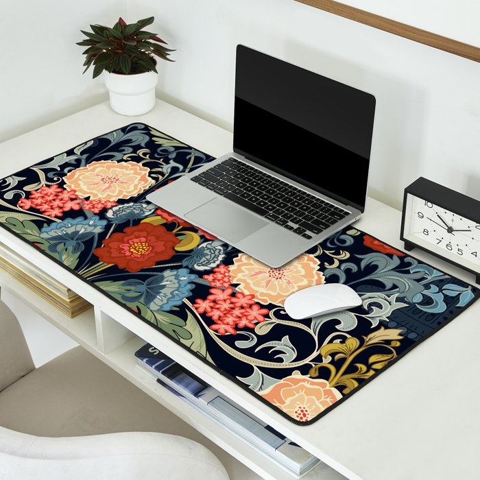 William Morris bouquet Desk Mat Gallery Image 2