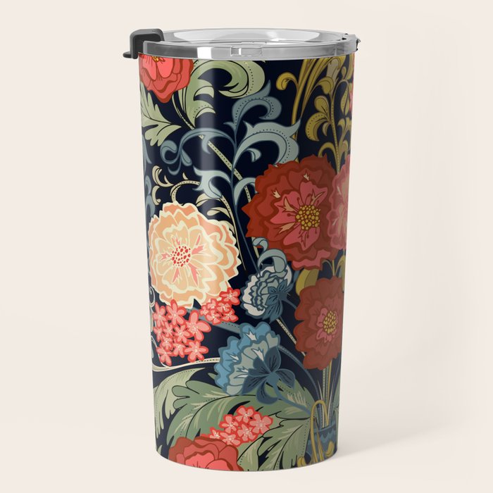 William Morris bouquet Travel Mug Gallery Image 3
