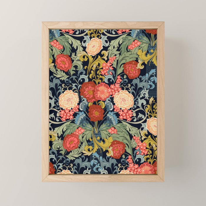 William Morris bouquet Mini Art Print Gallery Image 1
