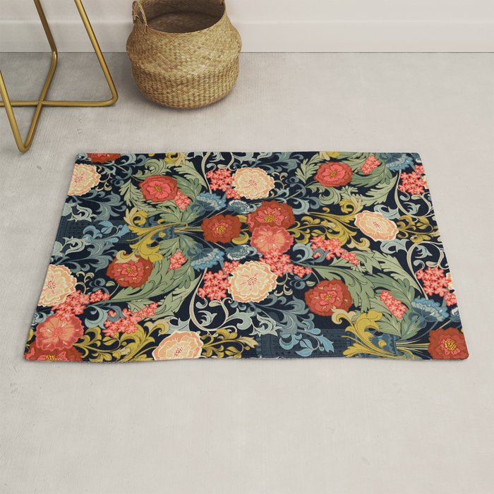 William Morris bouquet Rug Gallery Image 1