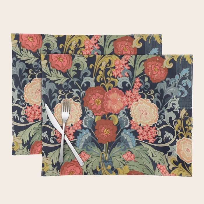 William Morris bouquet Placemat Gallery Image 1