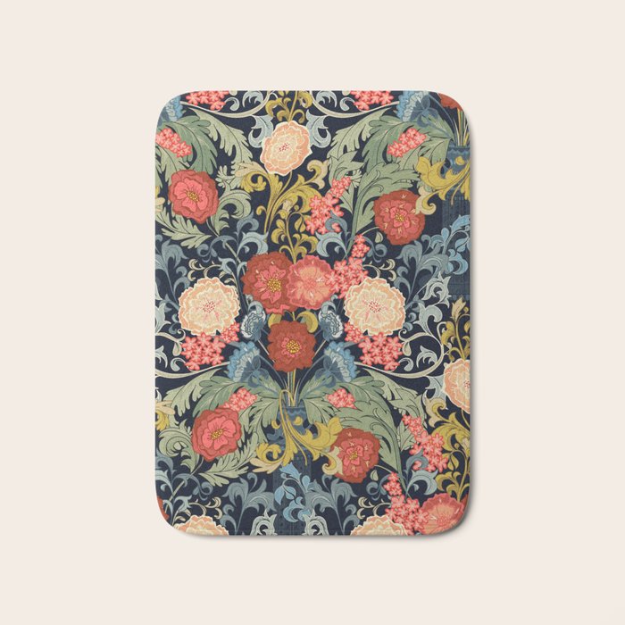 William Morris bouquet Bath Mat Gallery Image 1