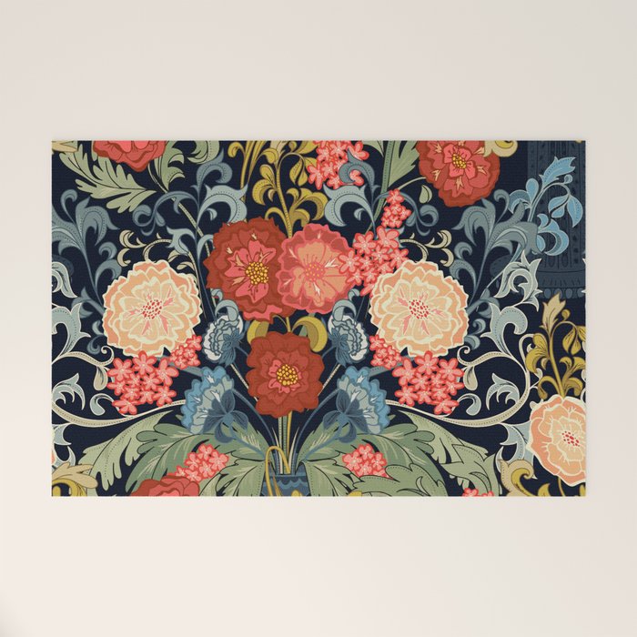 William Morris bouquet Welcome Mat Gallery Image 1