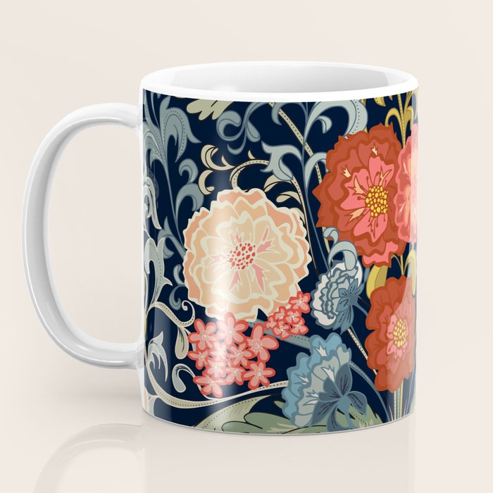 William Morris bouquet Coffee Mug Gallery Image 3