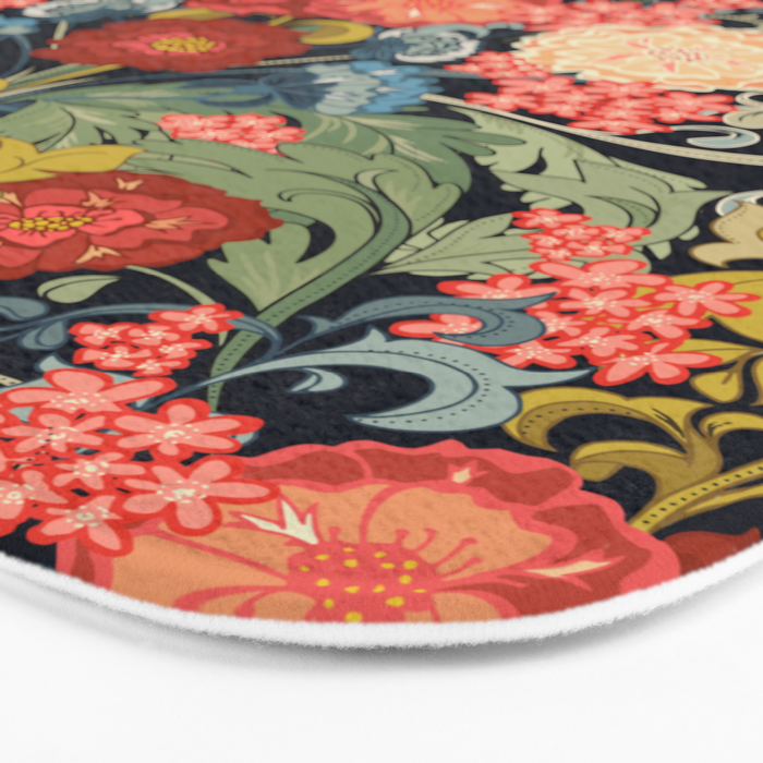 William Morris bouquet Bath Mat Gallery Image 3