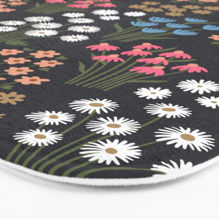 Wildflower Garden Delight Bath Mat Gallery Image 3