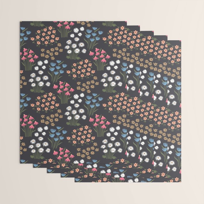 Wildflower Garden Delight Wrapping Paper Gallery Image 3