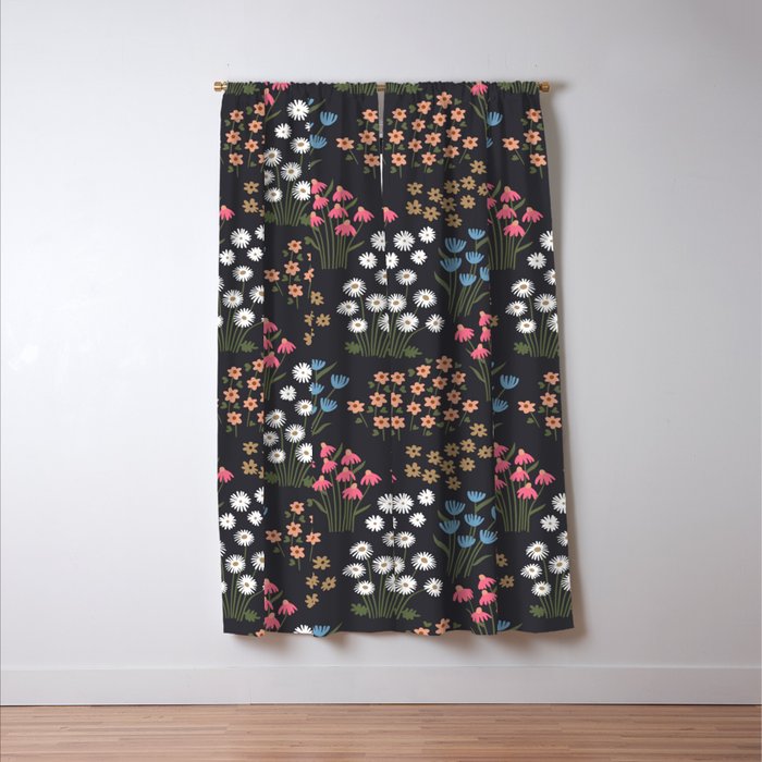 Wildflower Garden Delight Window Curtain Gallery Image 3