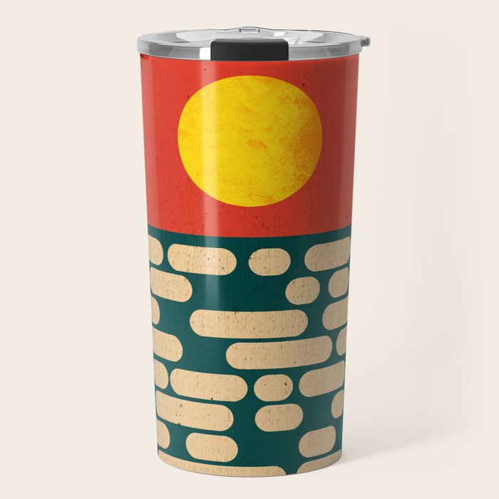 Sun Over The Sea - Afternoon Travel Mug Gallery Image 1