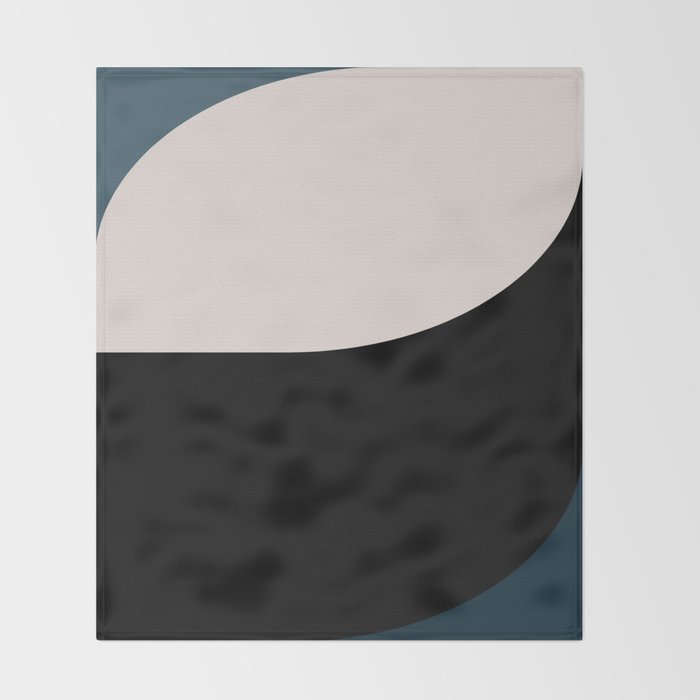 Almond Abstract XI Throw Blanket Gallery Image 2